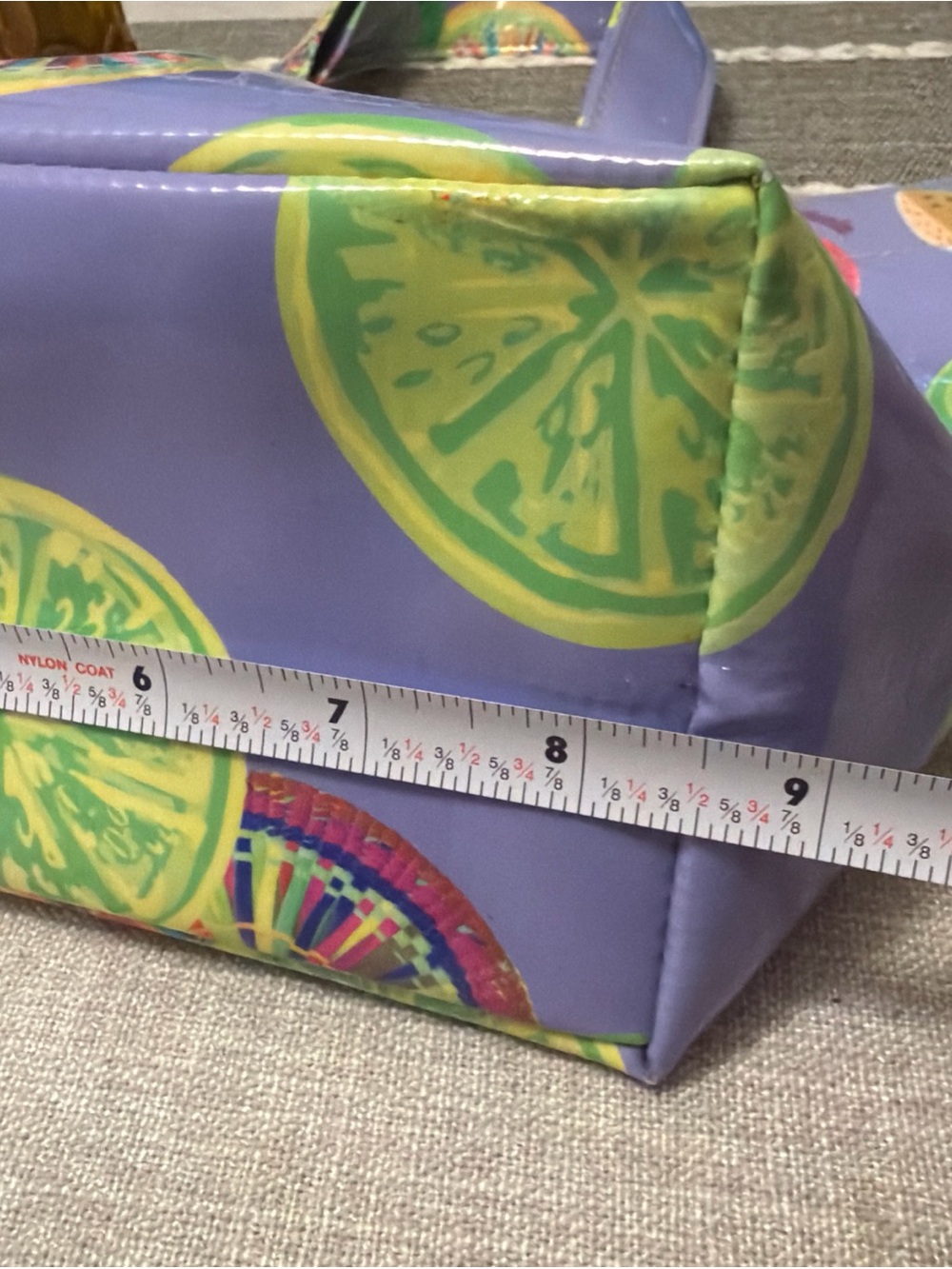Consuela Purple Sandy Citrus Mini Tote Grab N Go - Picture 6 of 9